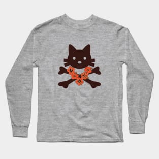 Kitty X-Bones Hawaii T-Shirt Long Sleeve T-Shirt